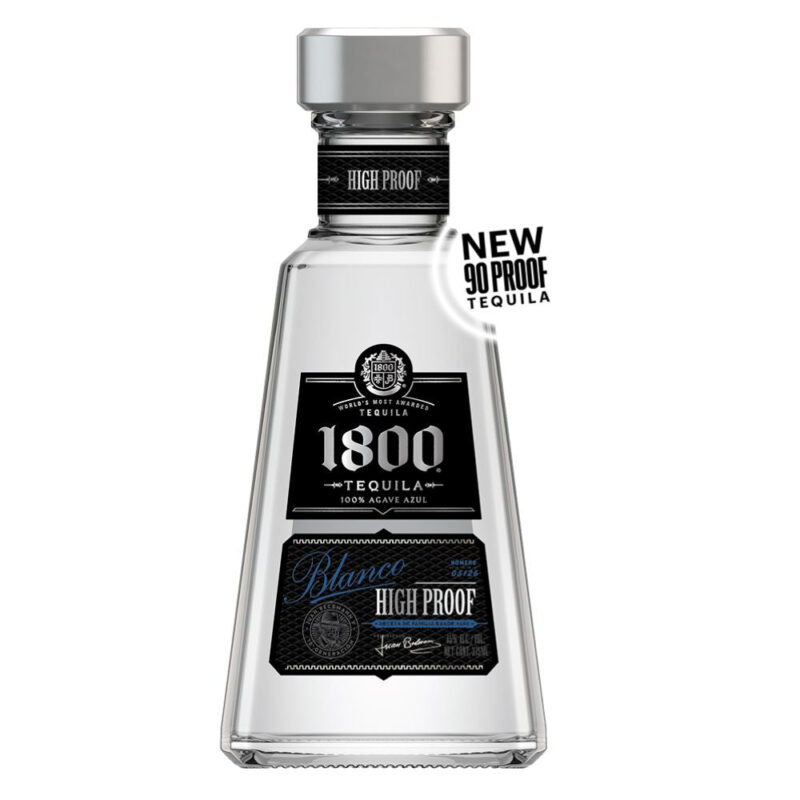 1800 High Proof Blanco Tequila 375mL