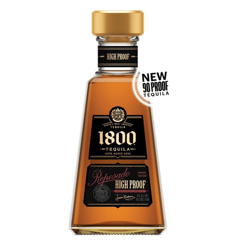 1800 High Proof Reposado Tequila 375mL
