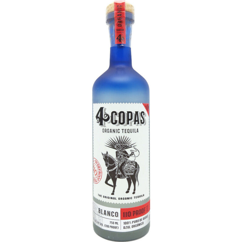 4 Copas Blanco Tequila 110 Poof 750ml