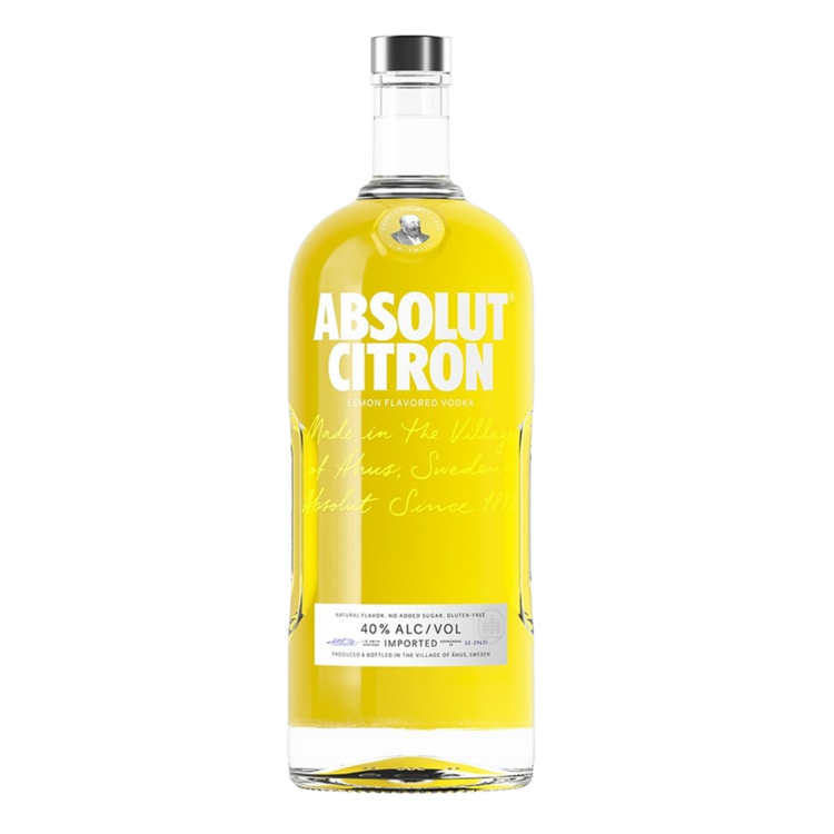 Absolut Citron Flavored Vodka 1.75L