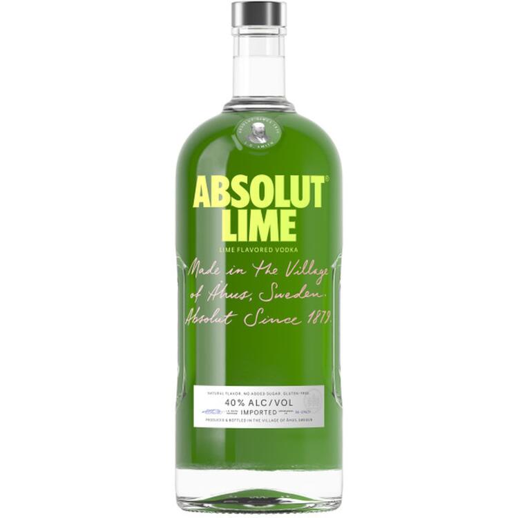 Absolut Lime Flavored Vodka 1.75L