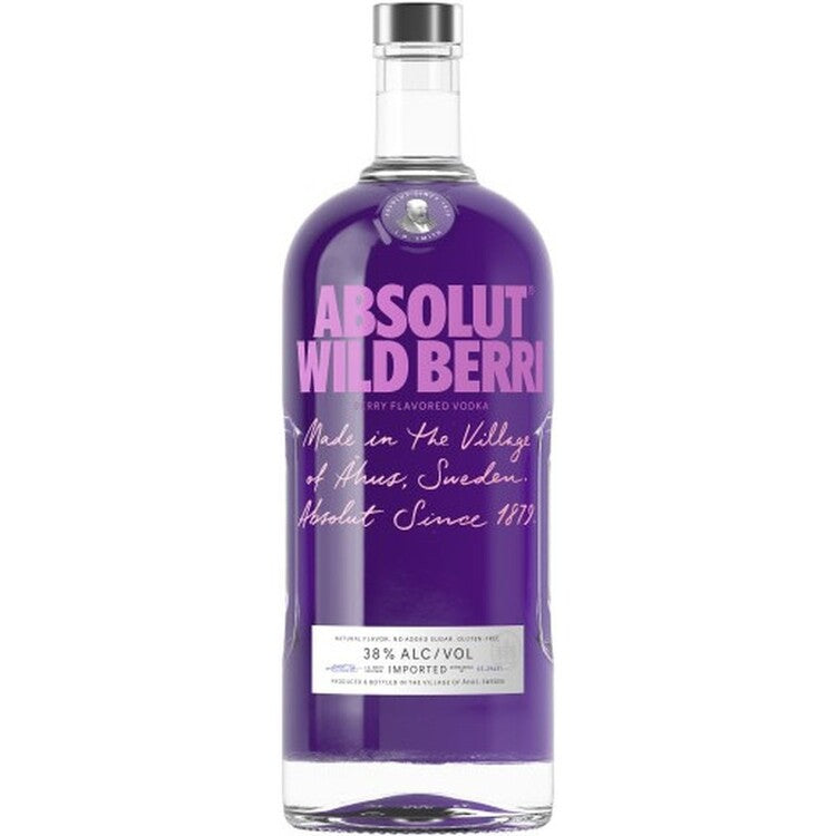 Absolut Wild Berri Flavored Vodka 1.75L