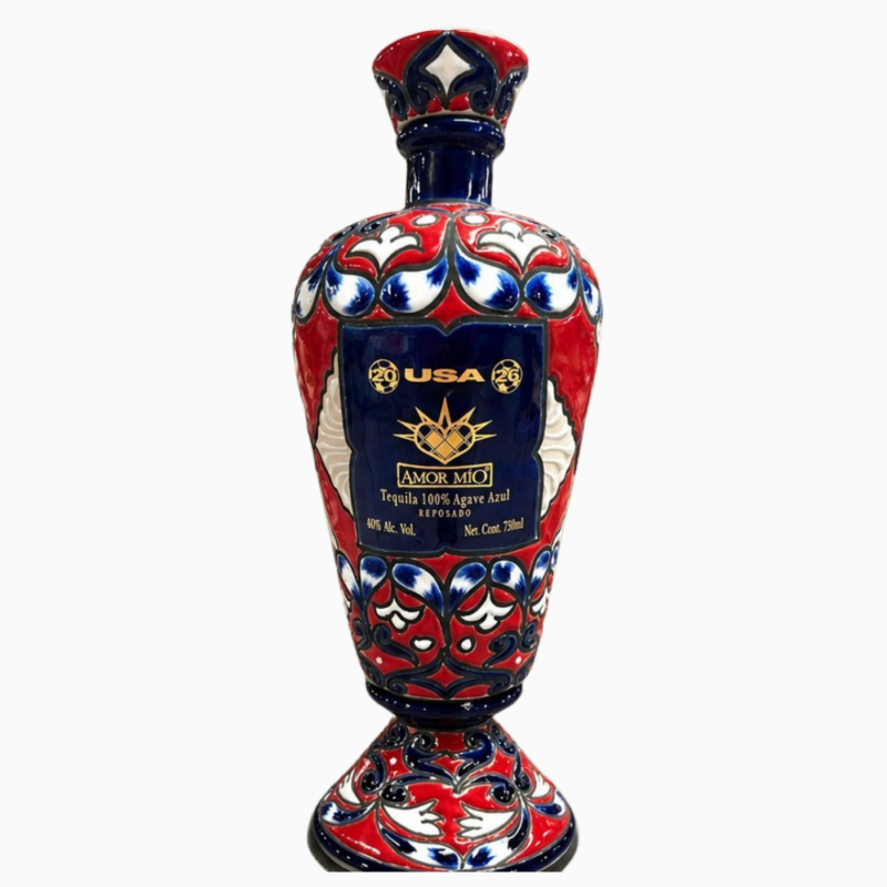 Amor Mio Reposado Ceramic Tequila FIFA World Cup USA Edition