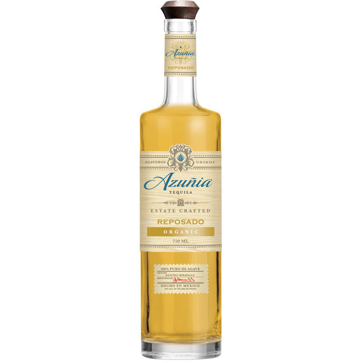 Azuñia Reposado Organic Estate Crafted Tequila 100% de Agave