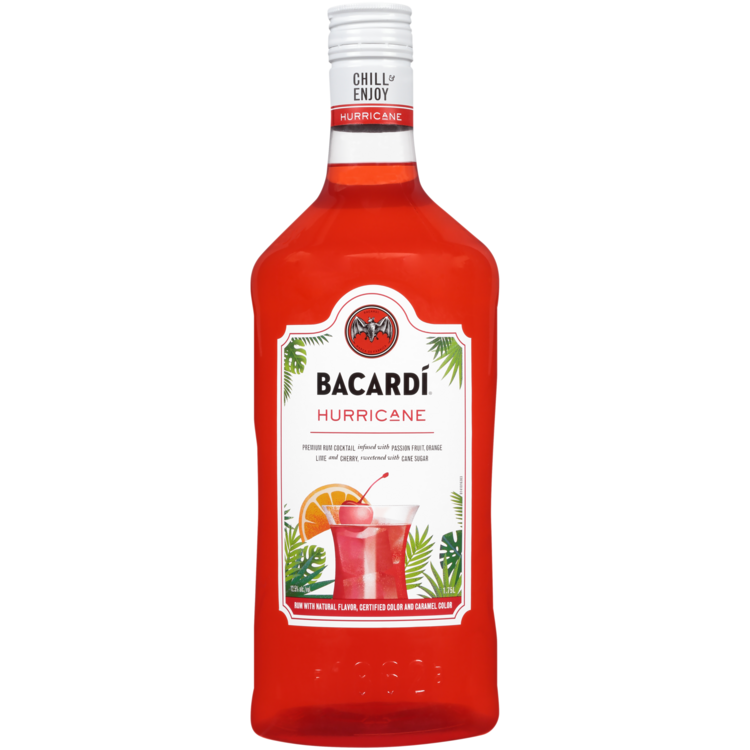 Bacardi Hurricane Classic Cocktails 1.75L