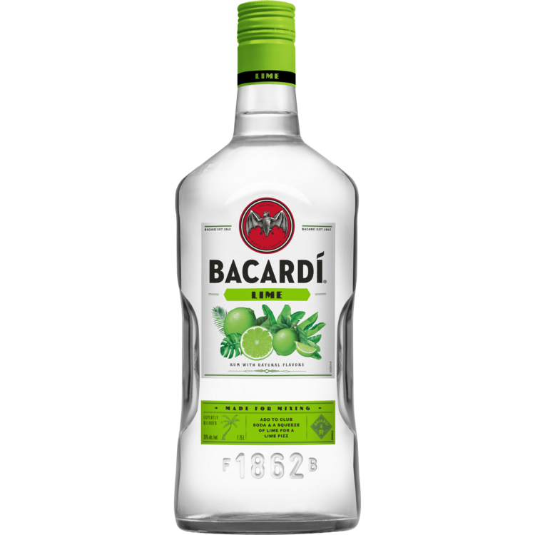 Bacardi Lime Flavored Rum 1.75L