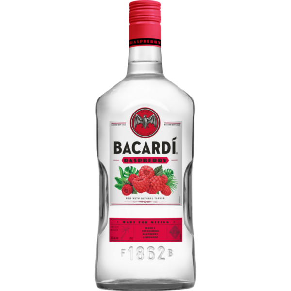 Bacardi Raspberry Flavored Rum 1.75L