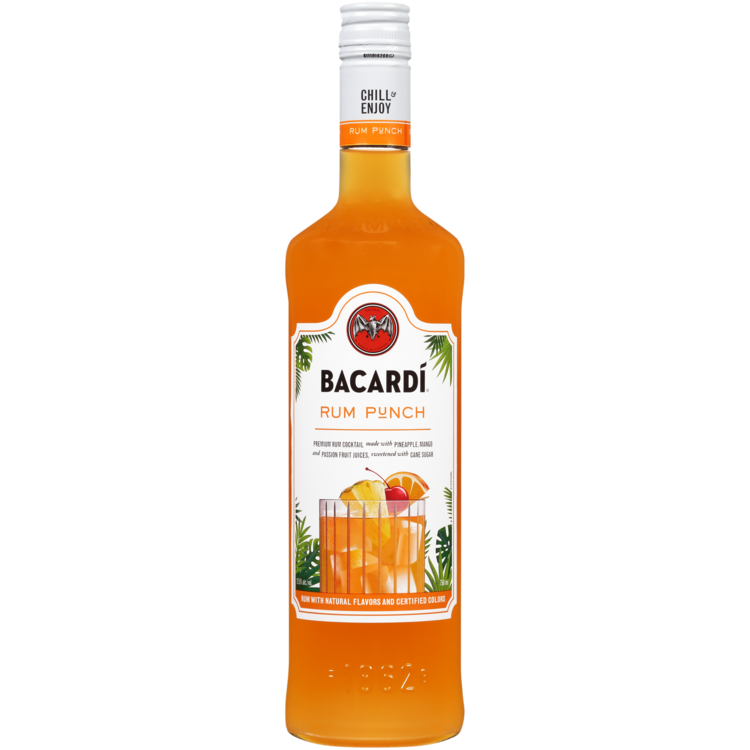 Bacardi Rum Punch Classic Cocktails 750mL