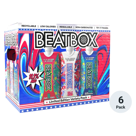 BeatBox Limited Edition Party Box 6 Pack 500ml