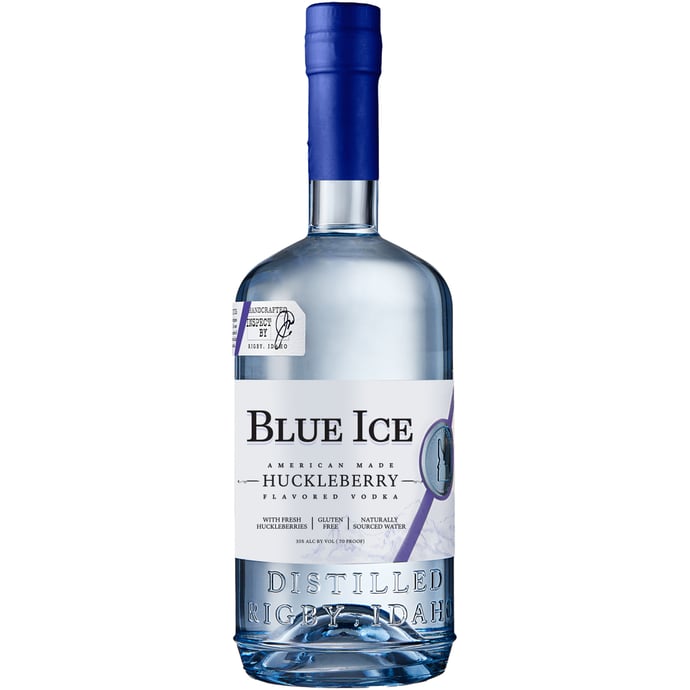 Blue Ice Huckleberry Vodka 750mL