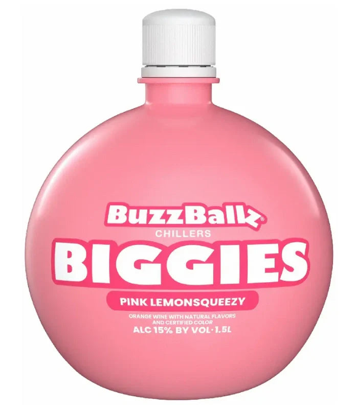 BuzzBallz Biggies Pink Lemonsqueezy Pre-Mixed Cocktails 1.75L
