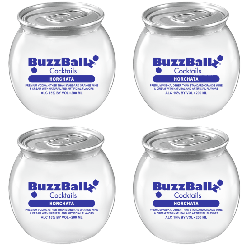 BuzzBallz Horchata Pre-Mixed Cocktails 4-Pack