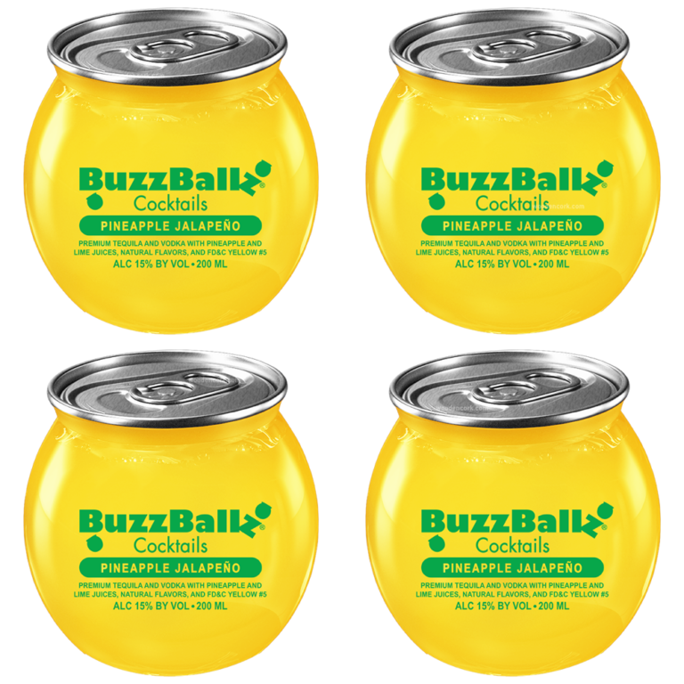 BuzzBallz Pineapple Jalapeño Pre-Mixed Cocktails 4-Pack