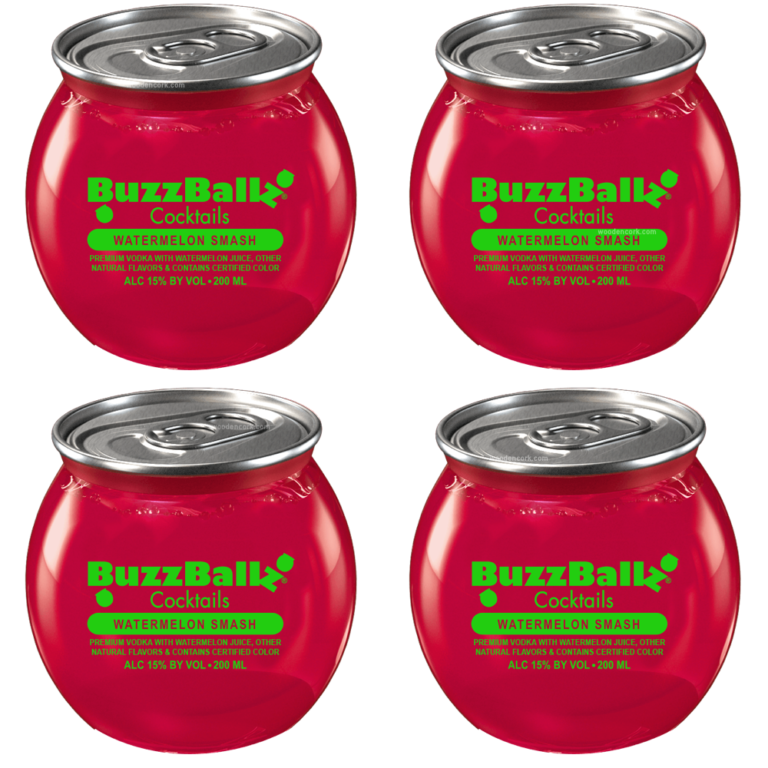 BuzzBallz Watermelon Smash Pre-Mixed Cocktails 4-Pack