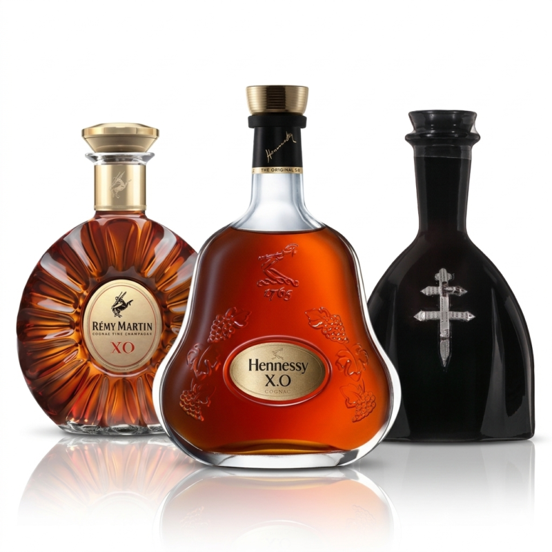 Cognac XO Tier Bundle | Hennessy XO, D'USSÉ XO & Rémy Martin XO