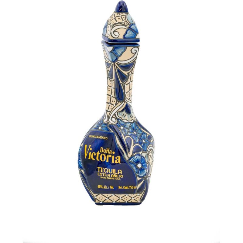 Doña Victoria Tequila Extra Anejo Blue Bottle 750ml