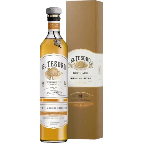 El Tesoro Mundial Reposado Basil Hayden Toast Edition Tequila 750ml