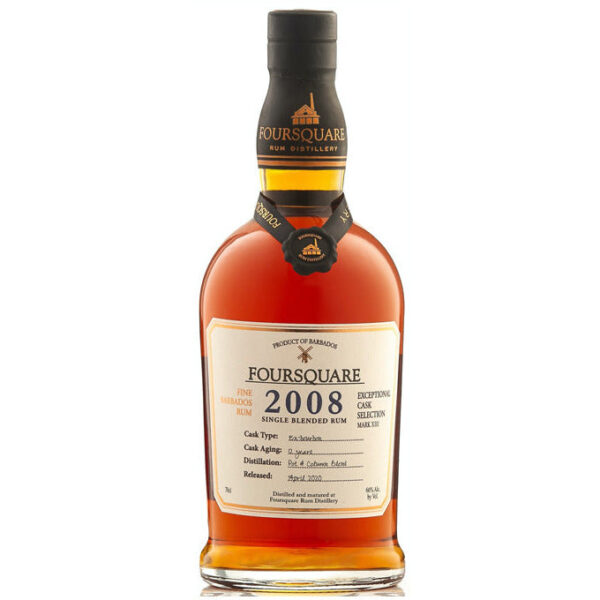 Foursquare Distillery 12 Year Old Exceptional Cask Selection Single Blended Rum