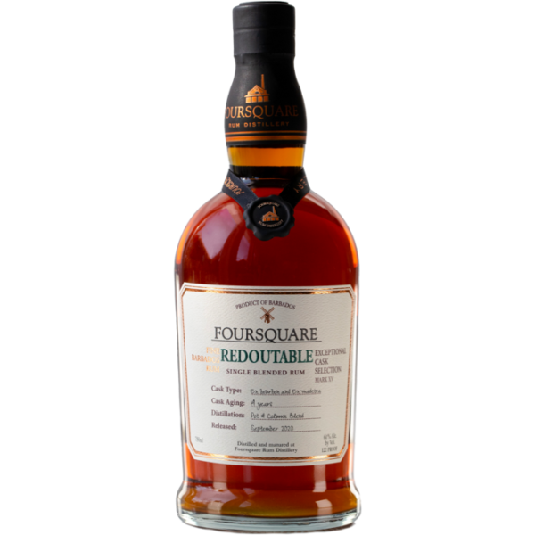 Foursquare Distillery 14 Years Old Redoutable Madeira Bourbon Exceptional Cask Selection Mark XV Single Blended Rum