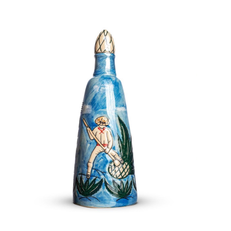 God Enoc Extra Anejo Tequila Ceramic Bottle