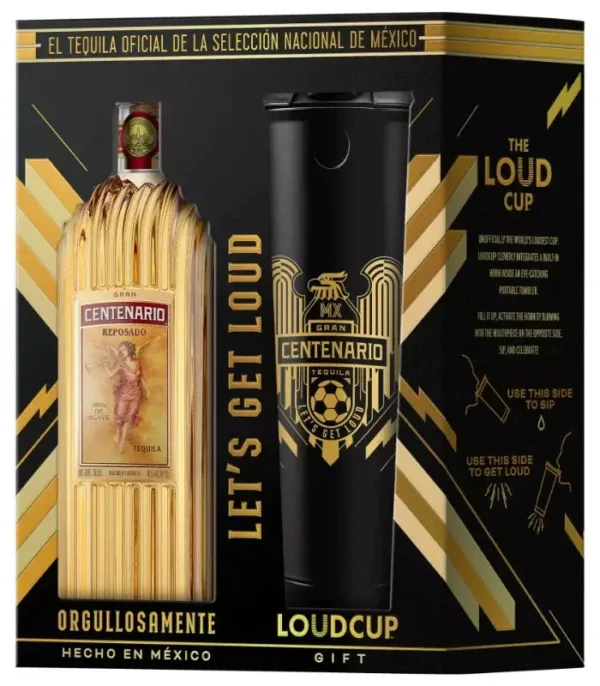 Gran Centenario Reposado Tequila Loud Cup Gift Set