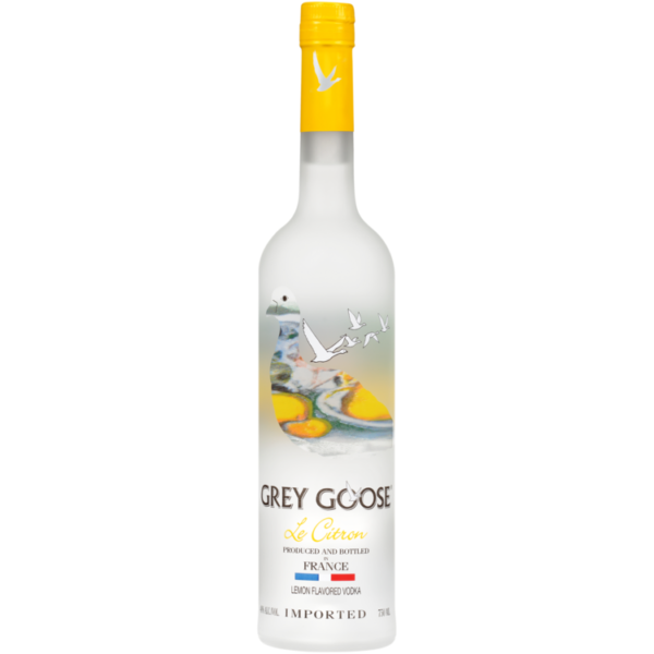 Grey Goose Le Citron Flavored Vodka 750mL