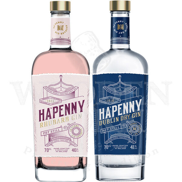 Ha'Penny Rhubarb & Dublin Dry Gin Bundle