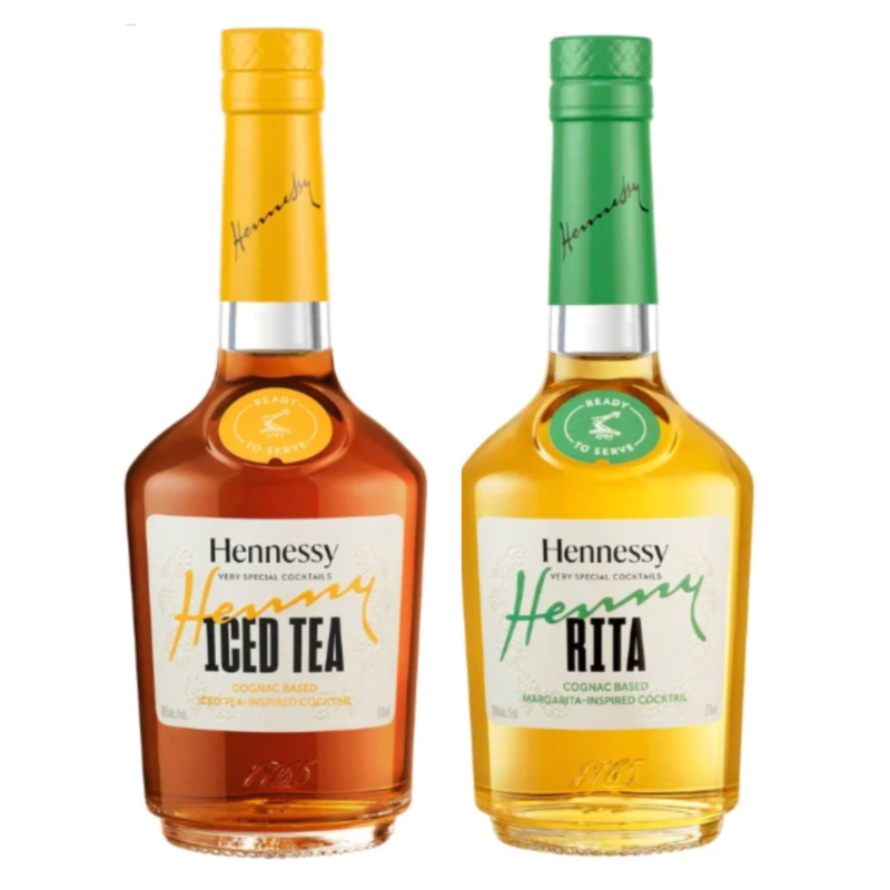 Hennessy Ready-to-Serve Cocktail Iced Tea & Rita 375mL Value Bundle