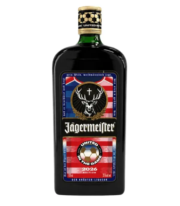 Jagermeister Liqueur USA "United in the Game" 2026 Edition 750mL