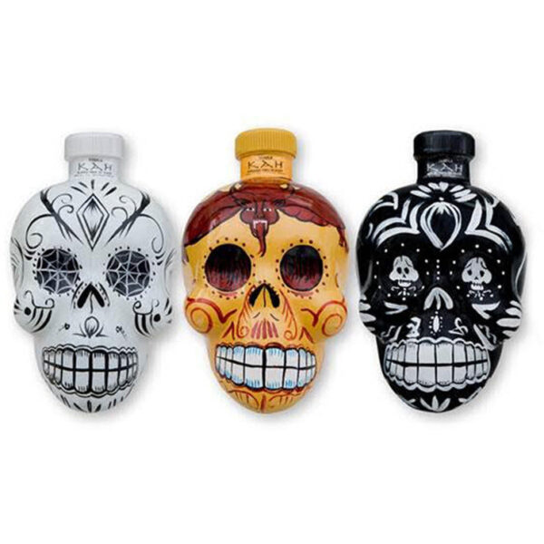 KAH Tequila Skull Bottle Collection