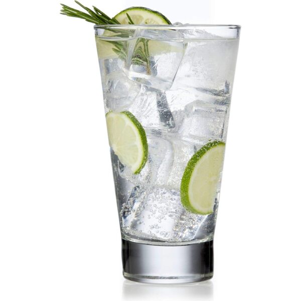 Libbey Modern Bar Essentials Hi-Ball Glasses, 12-ounce, Set of 6