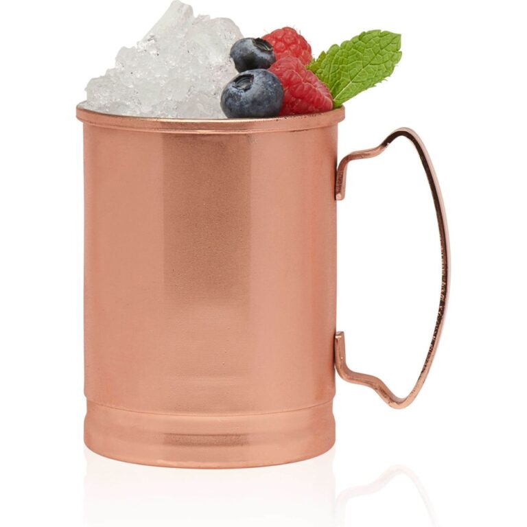 Libbey Moscow Mule Copper Mugs, 14-ounce, Set of 4