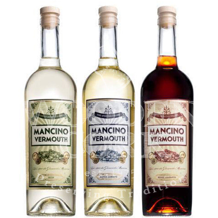 Mancino Bianco Ambrato, Rosso Amaranto & Secco Vermouth Bundle
