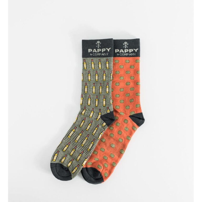 Pappy & Company Barrels & Bottles Sock Set