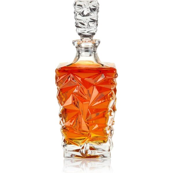 Prism Crystal Whiskey Decanter