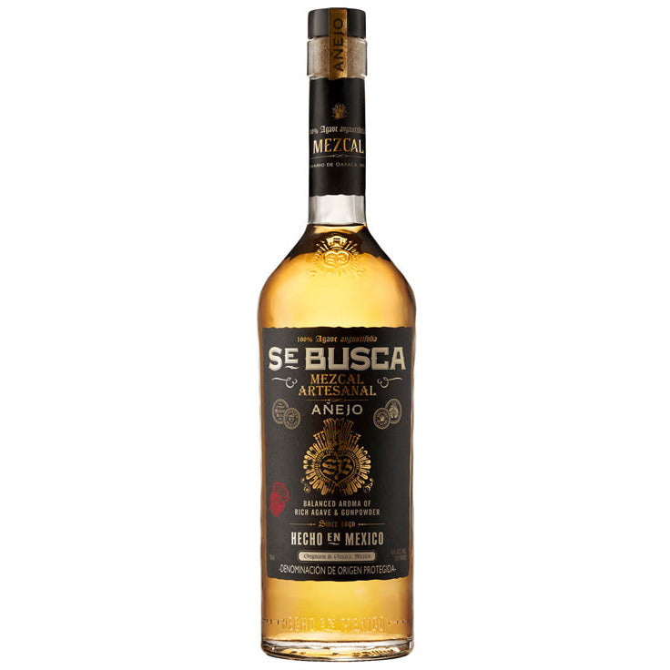 Se Busca Mezcal Añejo Mezcal Artesanal 100% Agave Angustifolia