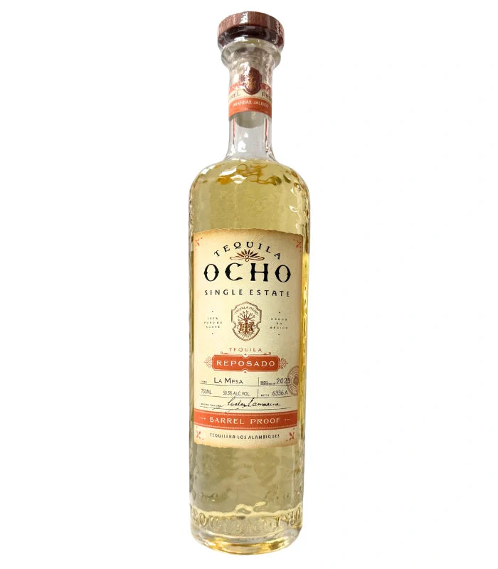 Tequila Ocho Reposado Barrel Proof La Mesa 2025 750ml