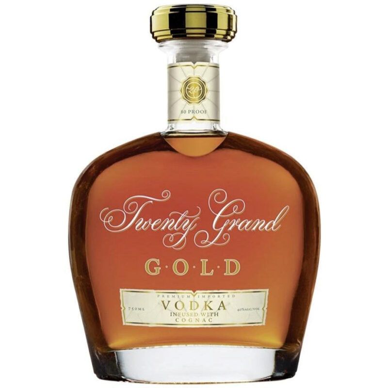 Twenty Grand GOLD VODKA Infused with Cognac